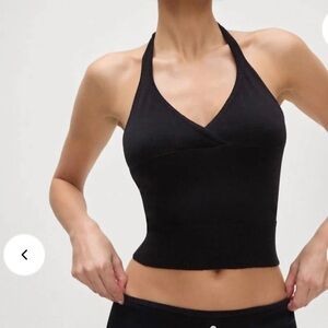 Frankies Bikinis Dylan Knit Halter Top - never before worn